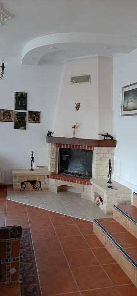 Semineu rustic pe gaze Trei Brazi